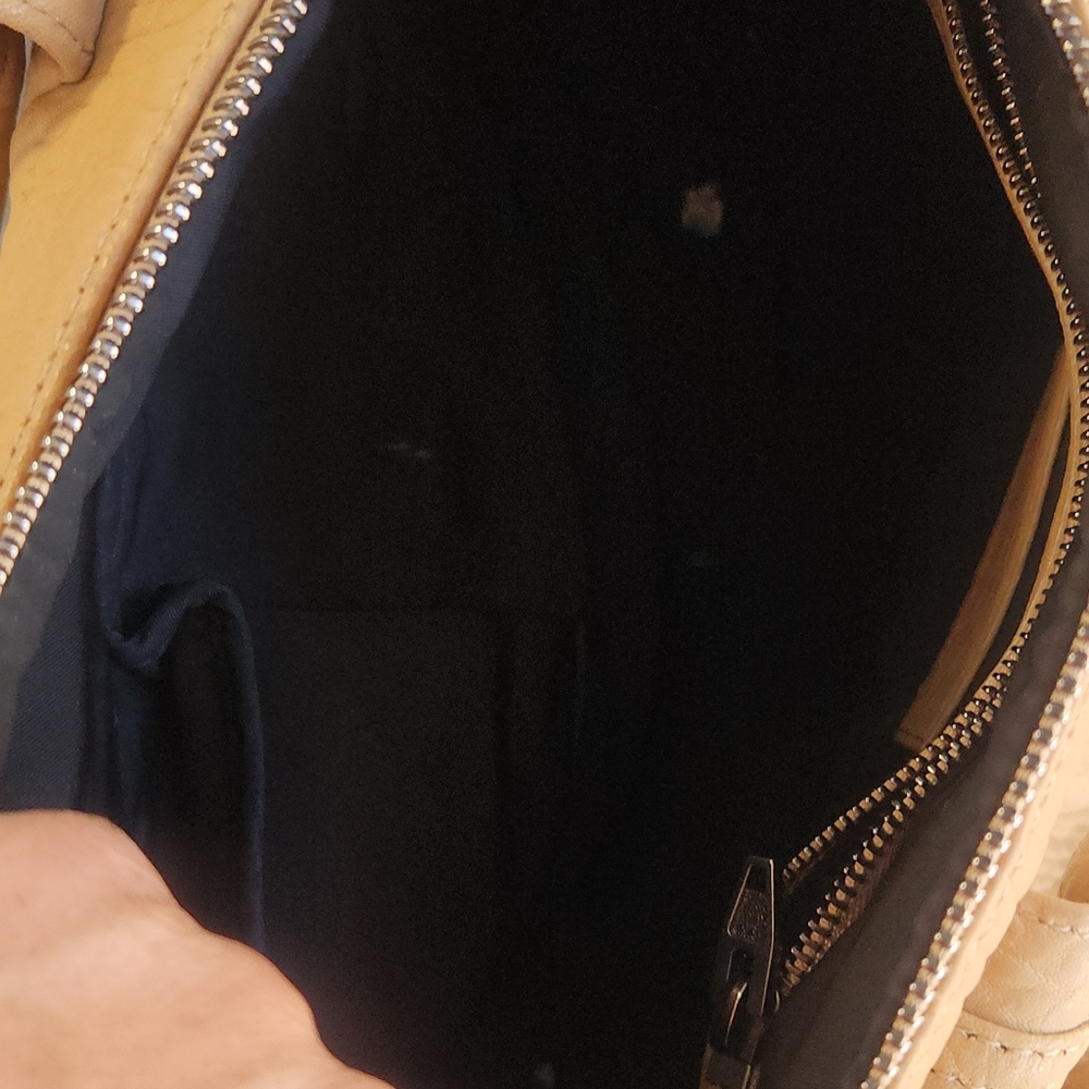 ALEXANDER WANG TAUPE LEATHER ROCCO TOP HANDLE SHOULDER STRAP BAG - Picture 7 of 10